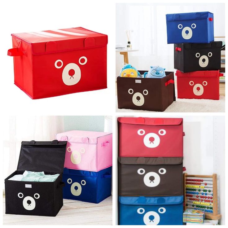 Cute Bear Foldable Storage Box