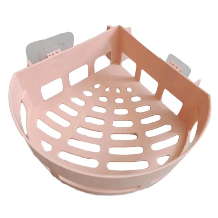Wall-Mounted Corner Spice Rack Organizer