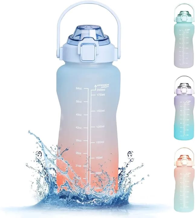 03 Piece Motivational Water Bottle Set