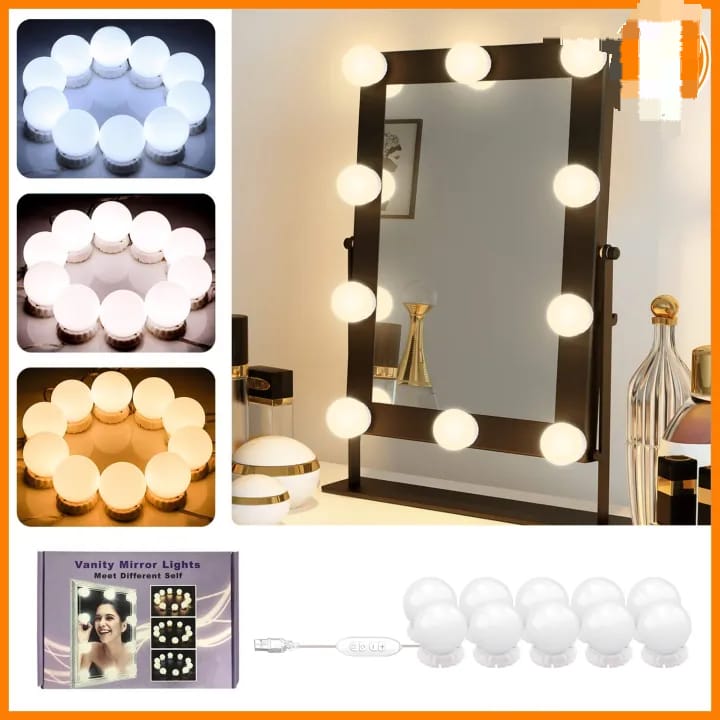 USB Vanity Mirror LED Light Kit