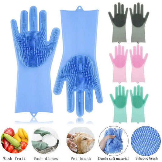 Silicone Washing Cleaning Gloves
