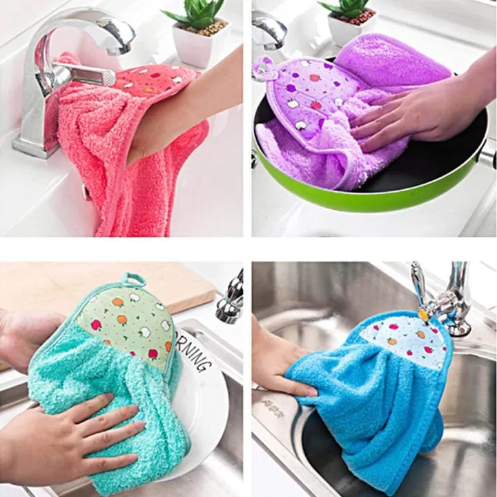 Premium Hanging Microfiber Hand Towel