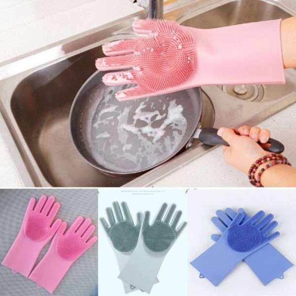 Silicone Washing Cleaning Gloves
