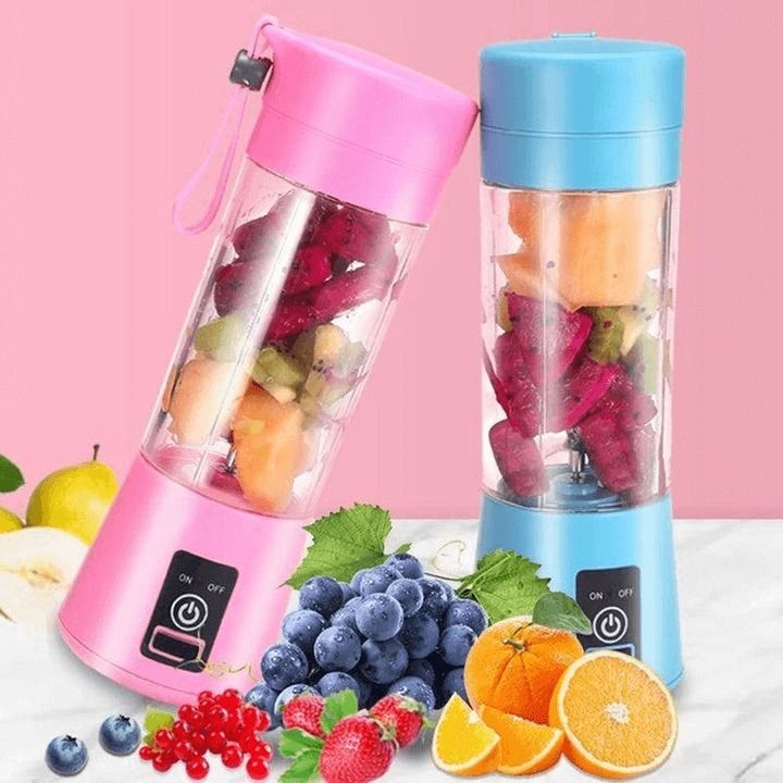 Portable 6 Blade Rechargeable Electric Juicer