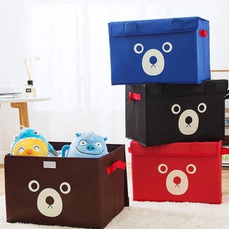 Cute Bear Foldable Storage Box