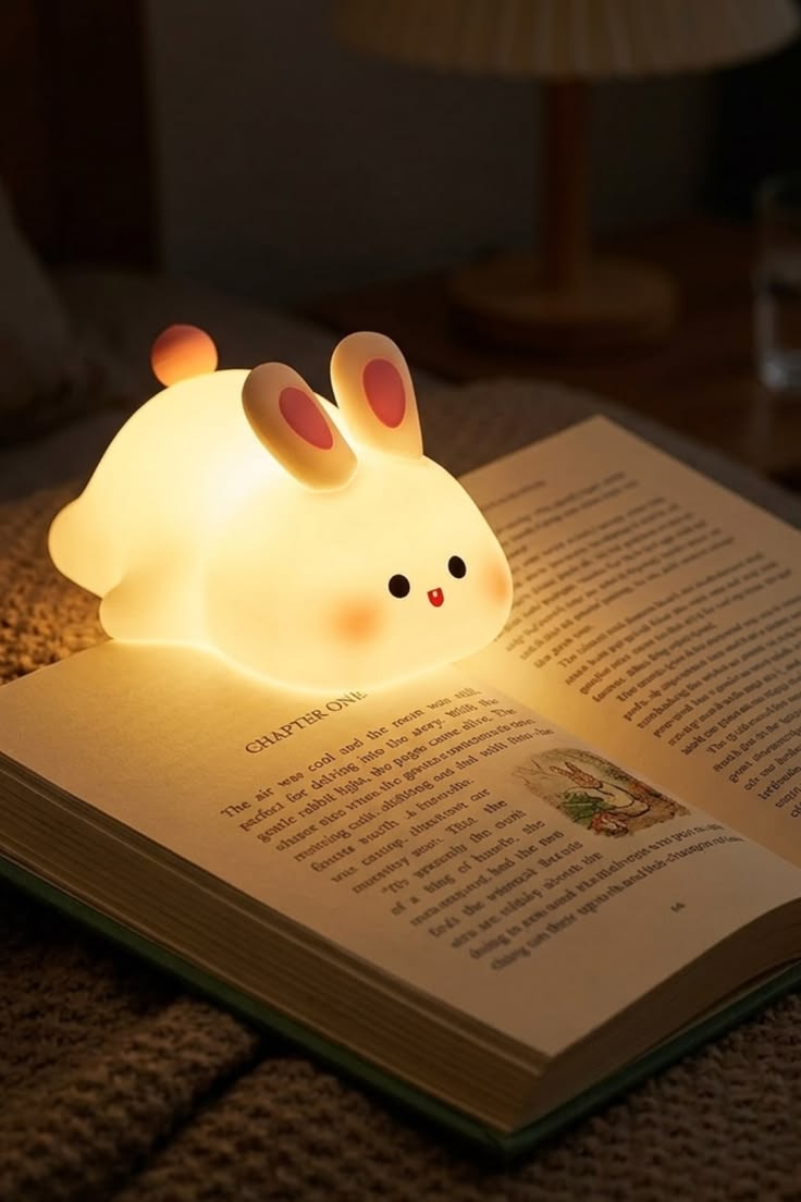 Cute Rabbit Silicone Night Light