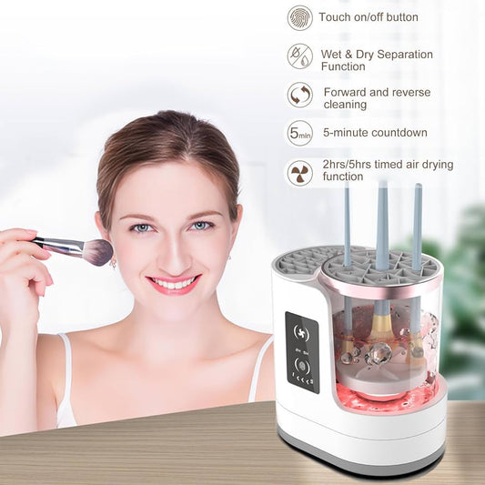 Electric Rechargeable Makeup Brush Cleaner & Dryer