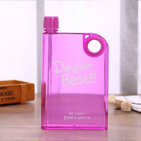 Portable Notebook Style Water Bottle