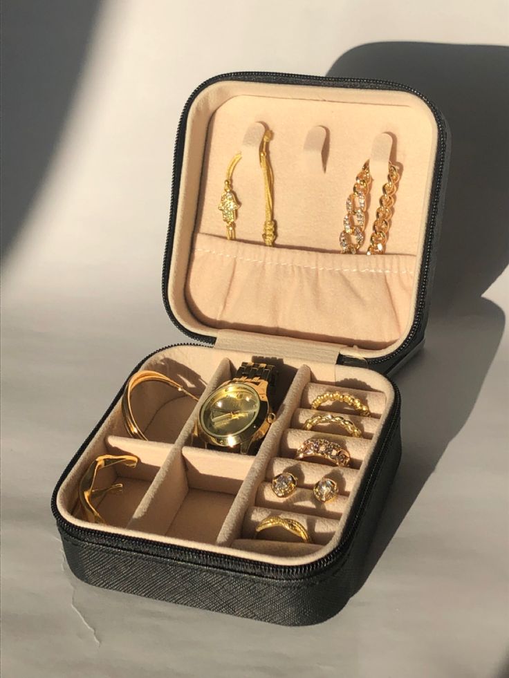 Portable Mini Jewelry Organizer Box