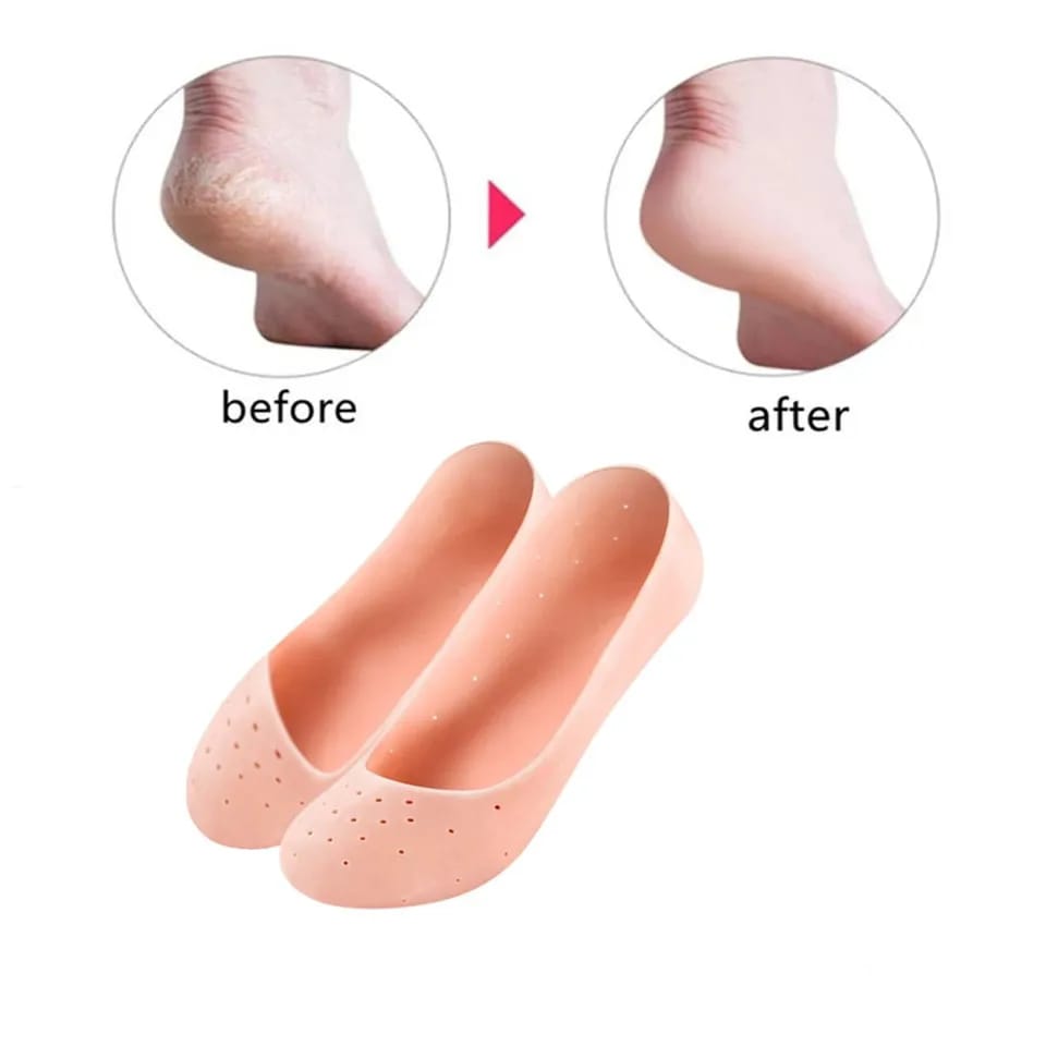 Silicone Moisturizing Gel Socks