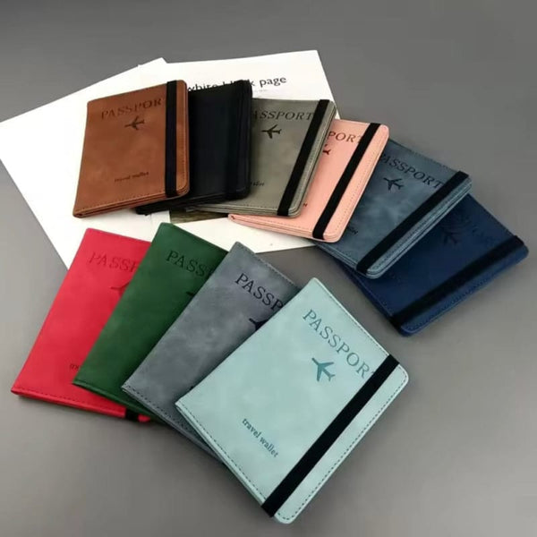 Multi-Purpose Passport Cover Wallet & Document Organizer