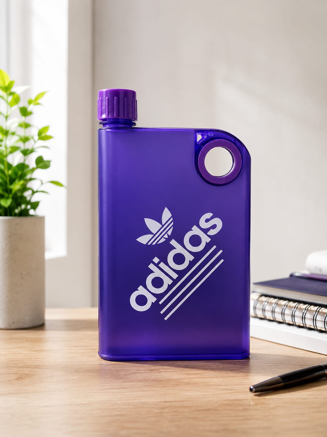 Portable Notebook Style Water Bottle