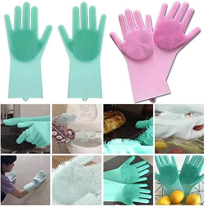 Silicone Washing Cleaning Gloves