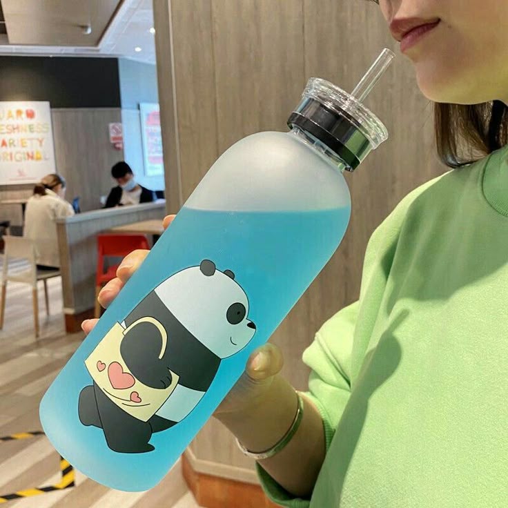 Cartoon Bear Water Bottle