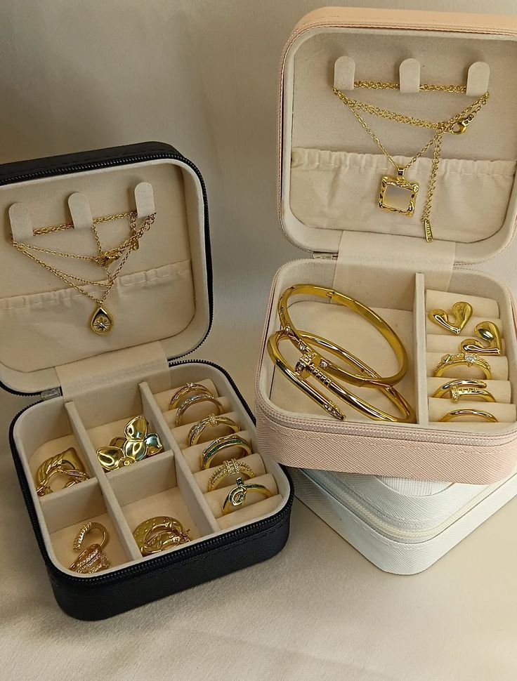 Portable Mini Jewelry Organizer Box
