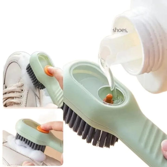 Multifunctional Liquid Soap Dispensing Laundry Cleaning Brush