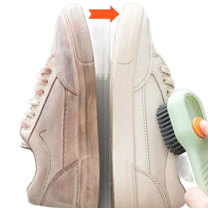 Multifunctional Liquid Soap Dispensing Laundry Cleaning Brush