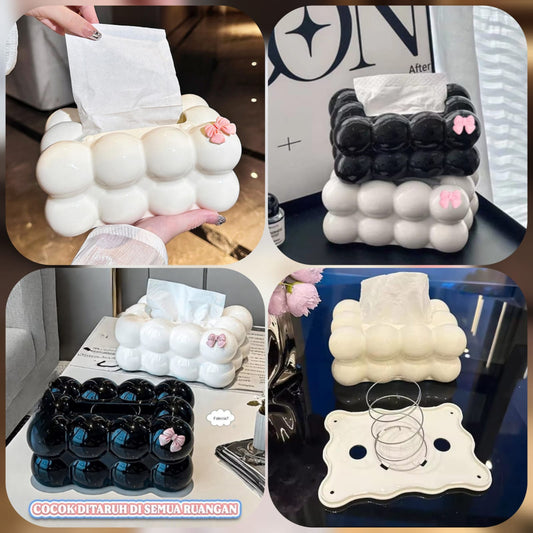 Bubble Tissue Box Cover