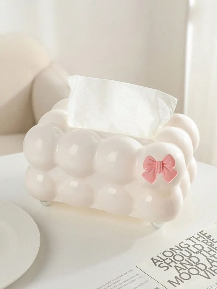 Bubble Tissue Box Cover