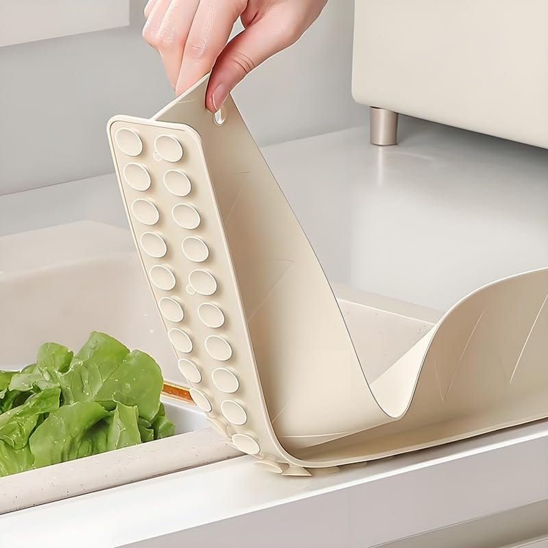 Silicone Sink Splash Guard With Double Suction