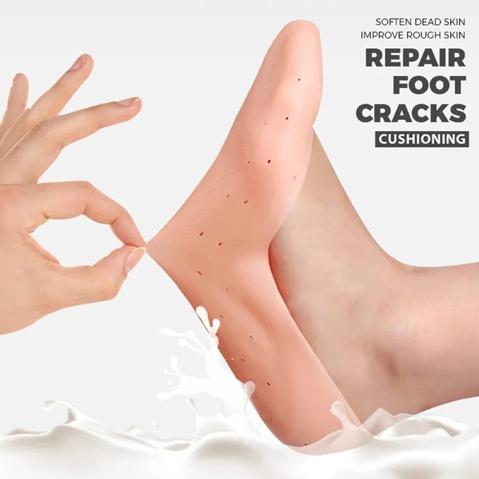 Silicone Moisturizing Gel Socks