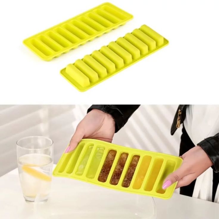 10 Grid Silicone Ice Stick Tray