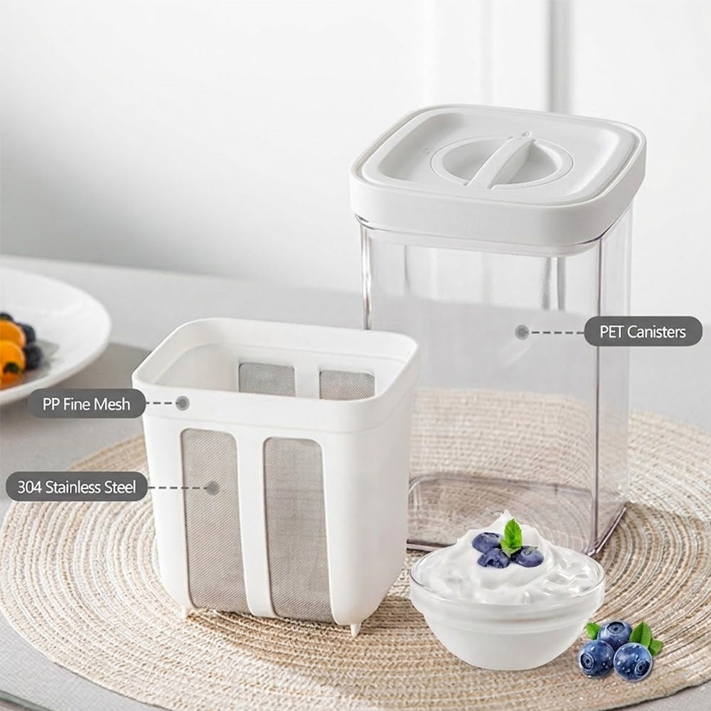 Premium Yogurt Strainer – Greek Yogurt & Cheese Maker