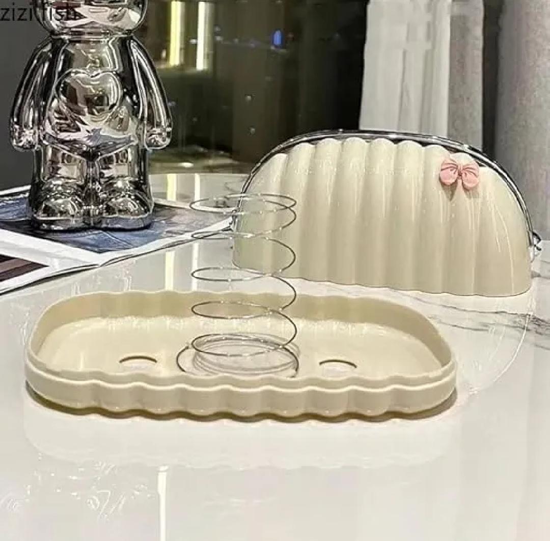 Elegant Shell-Style Tissue Box Holder – Decorative Tissue Dispenser