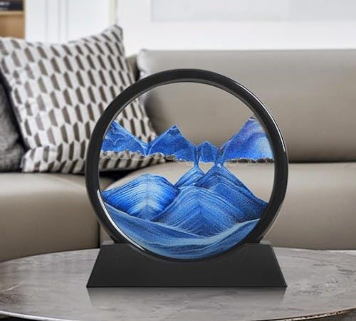 3D Moving Sand Art LED Lamp